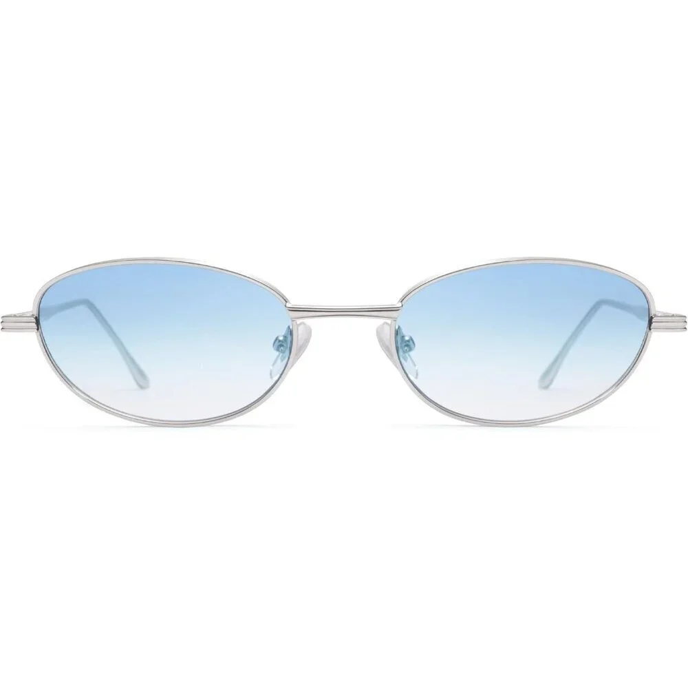 Retro Oval Sunglasses Women Men UV Protection Trendy Cool Shades